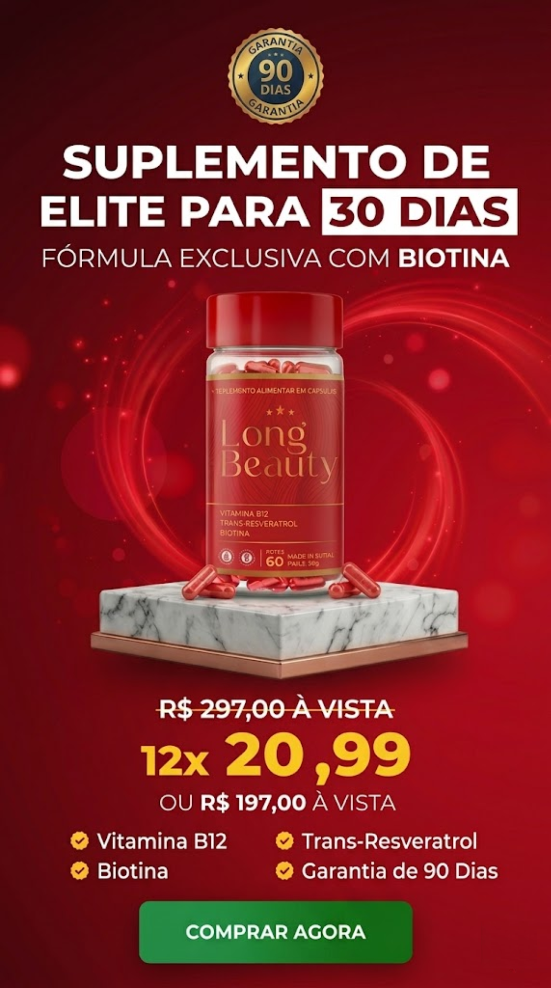 Comprar 1 Pote Long Beauty